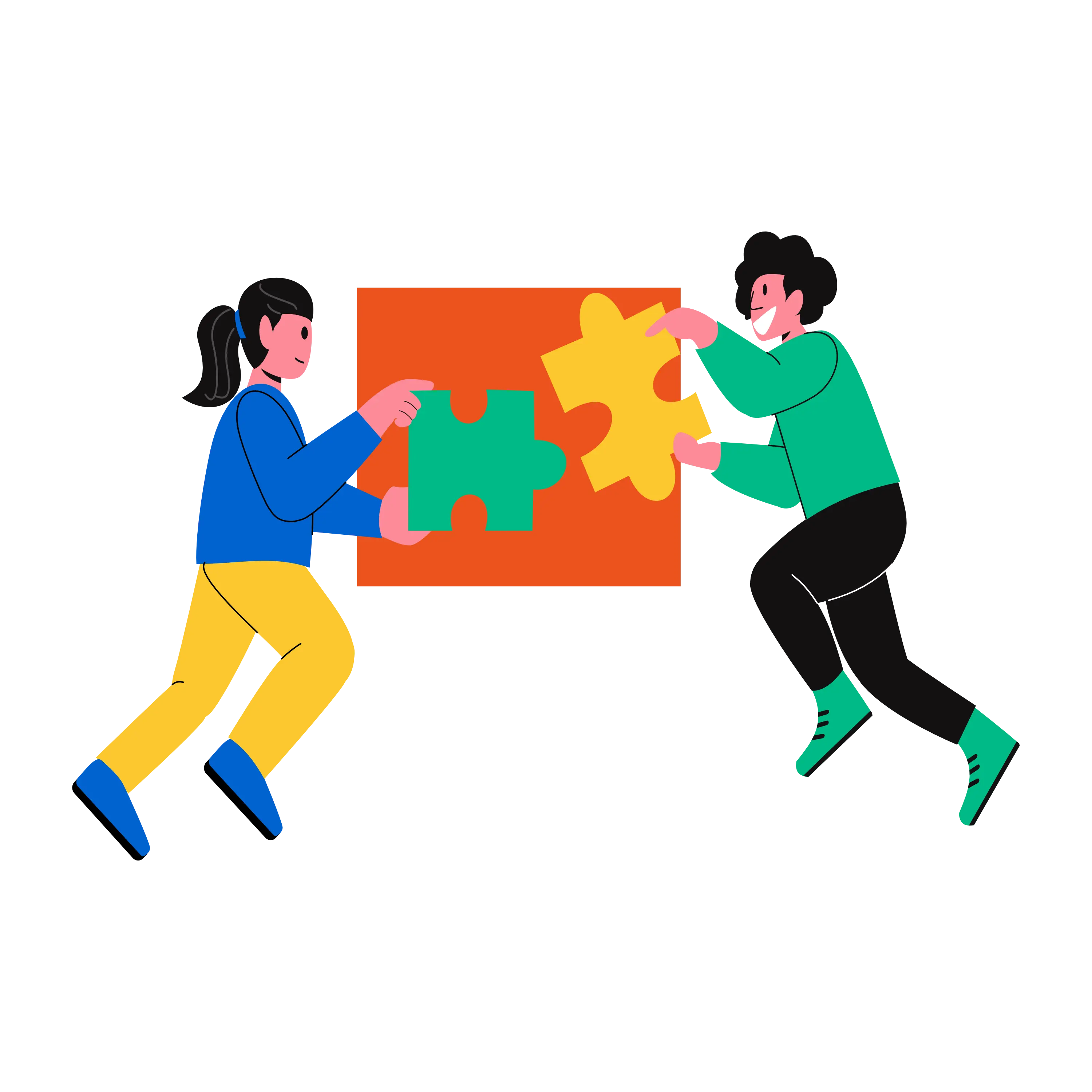 Team collaborating on business strategy