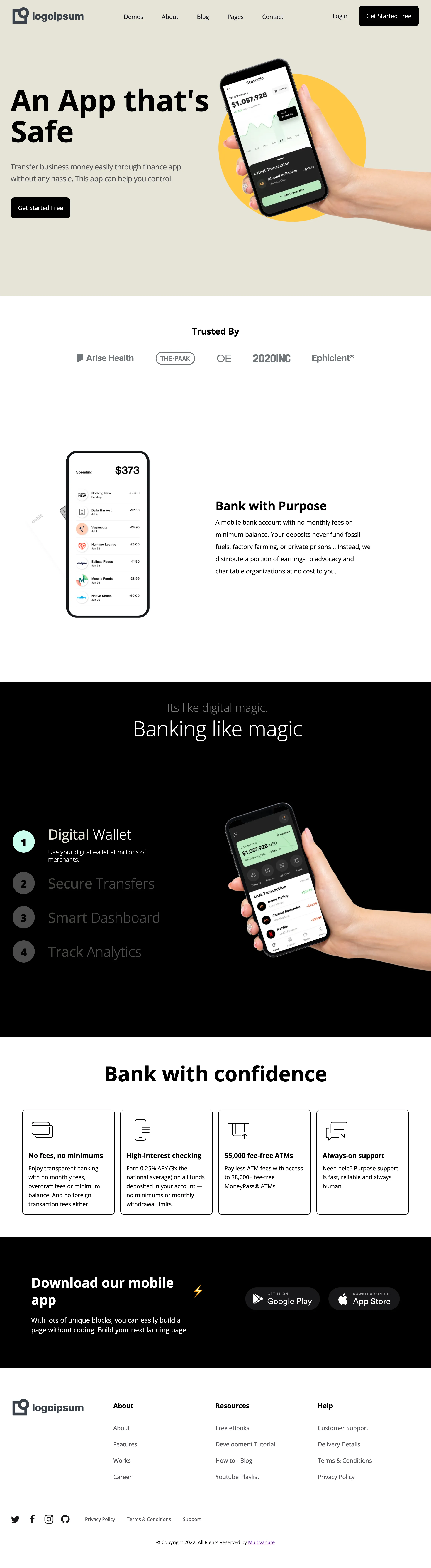Landing page sample 1