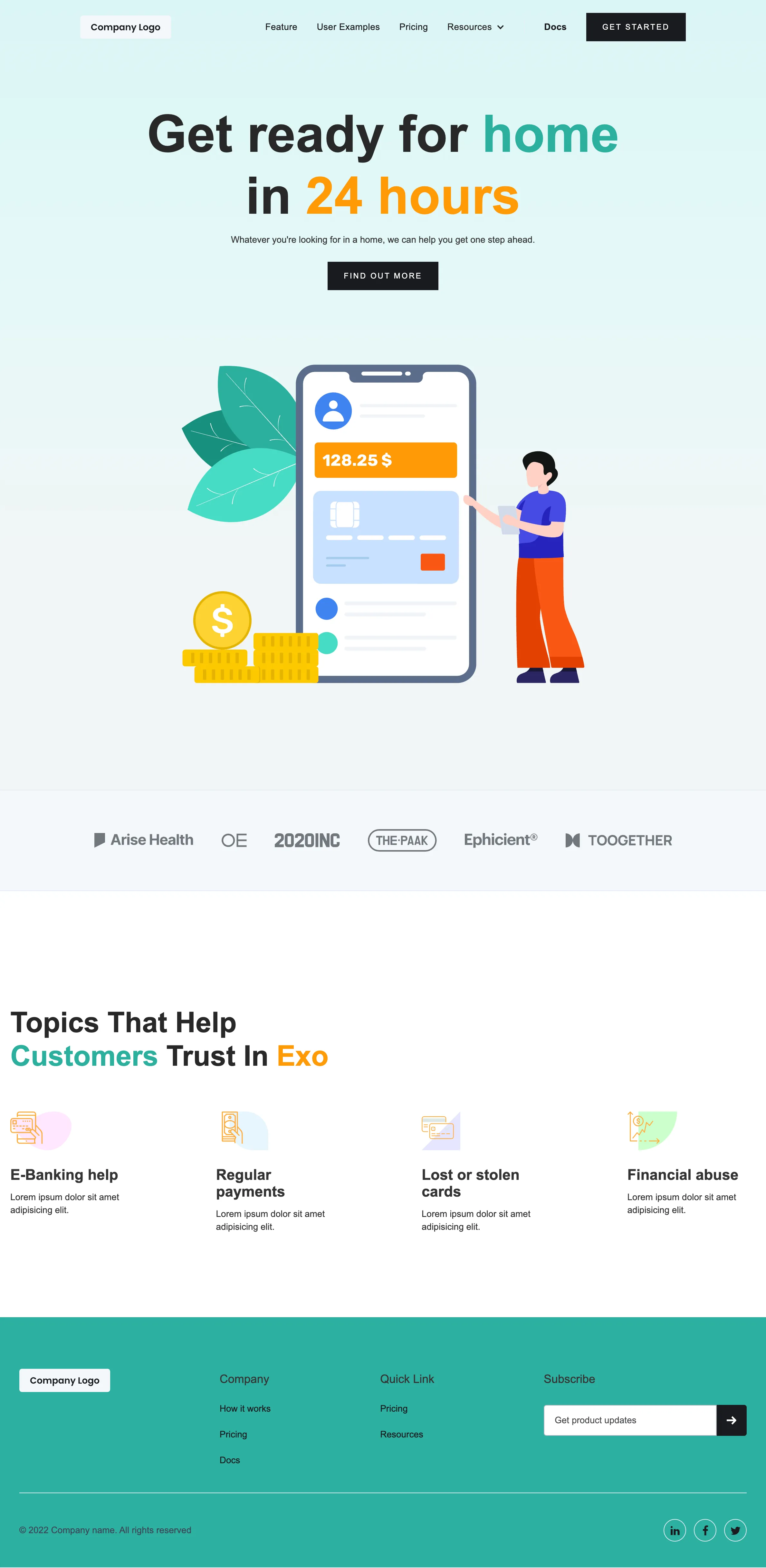 Landing page sample 2